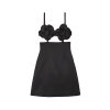 MARC JACOBS THE SATIN DAISY APPLIQUE DRESS 2P6RDR034W06001